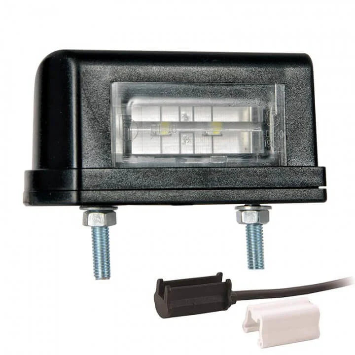 LED kentekenverlichting | 12-36v | met connector 1,5mm². | M10KV-320