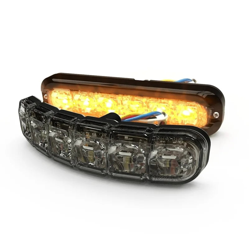 LED Ultraflex flitser | R65 6 | LED | 12-24v | amber + wit | ED3794AW