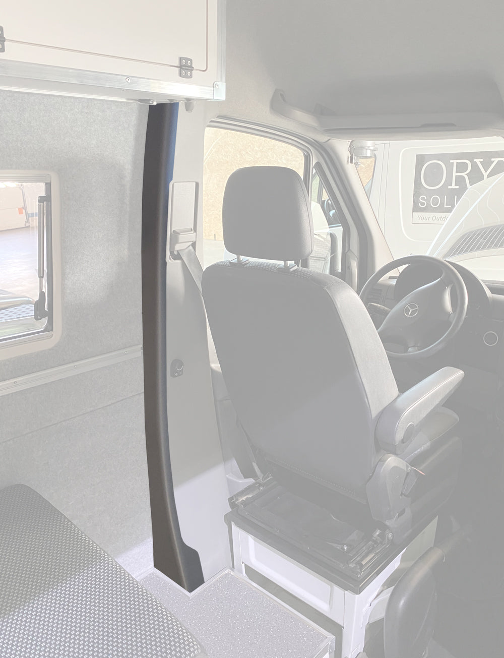 Interior trim, B-pillar, left, suitable for Mercedes Benz Sprinter 906 + 907