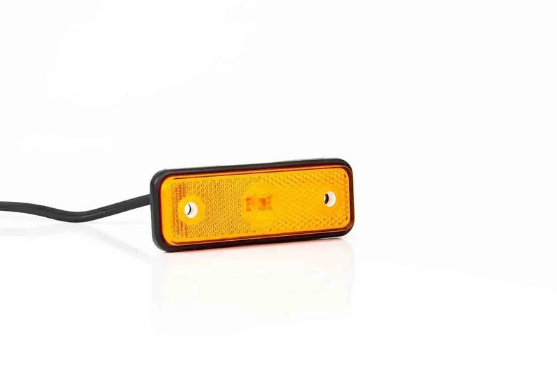 LED markeringslicht amber | 12-24v | 50cm. kabel | 1,5mm². connector | MV-2920A