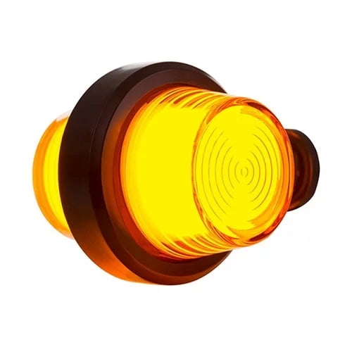 LED pendellamp amber | korte steel | matte lens | 12-24v | MB-1020A