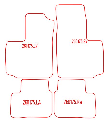 Automatten Fiat Doblo Bestelwagen / Doblo mpv (2001-2010)