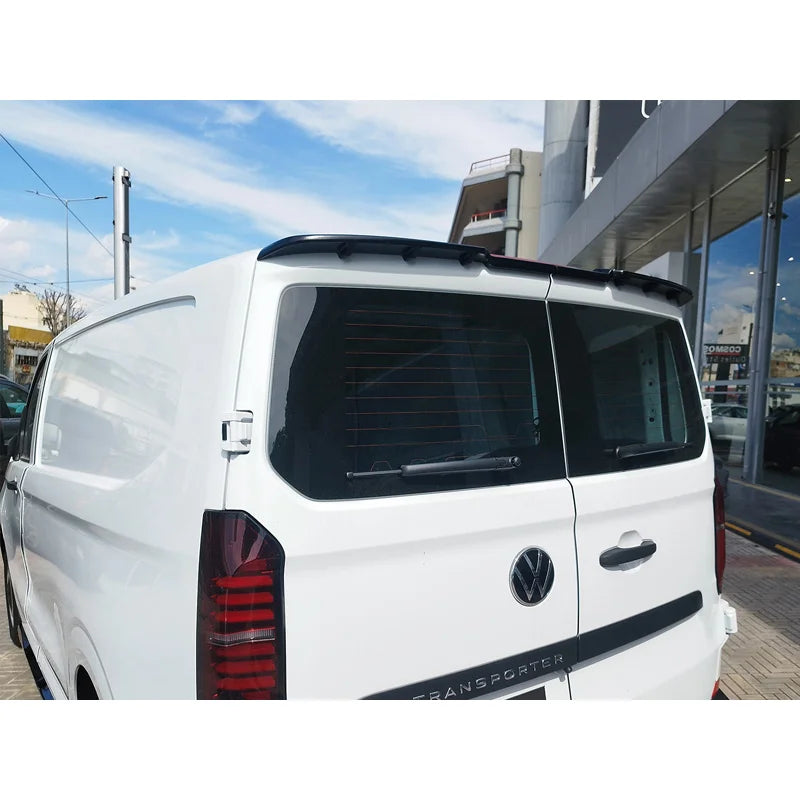 Dakspoiler passend voor Ford Transit Custom (V710) 2023- & Volkswagen Transporter T7 2024- (met 2 achterdeuren) (PU)