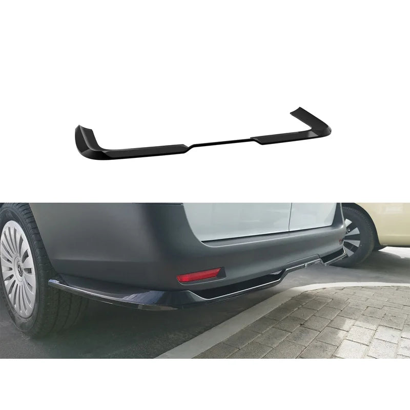 Motordrome Achterbumperskirt (Diffuser) passend voor Mercedes Vito W447 LWB Facelift 2024- (ABS)