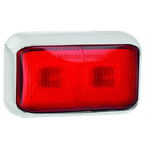 LED markeringslicht rood | 12-24v | 40cm. kabel | 58CRME