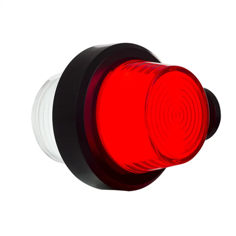 LED Zweedse breedtelamp | korte steel | matte lens | 12-24v | MB-1020RW