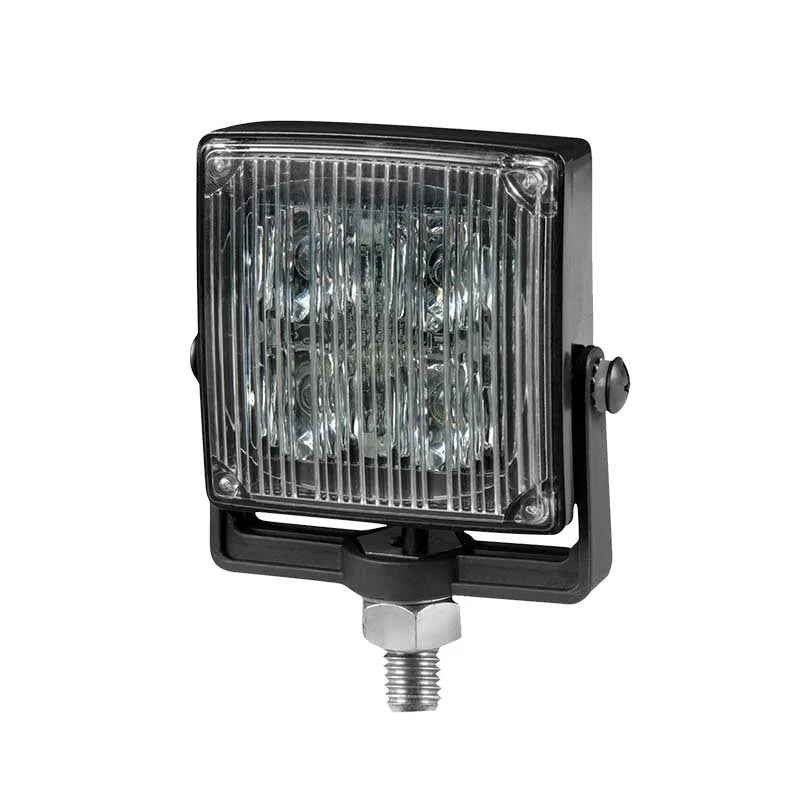 LED flitser 4-LED | op montagevoet | R65 | amber | 12-24v | ED0001R