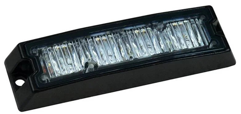 LED flitser 4 LED's | R65 | slimline | amber | 10-30v | SLED4DVAR65