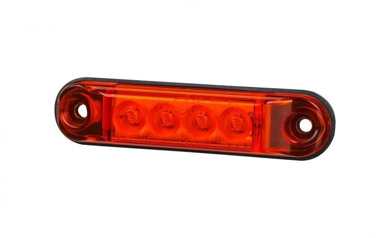 LED markeringslicht Rood | 12-24v | 50cm. kabel | MV-4400R