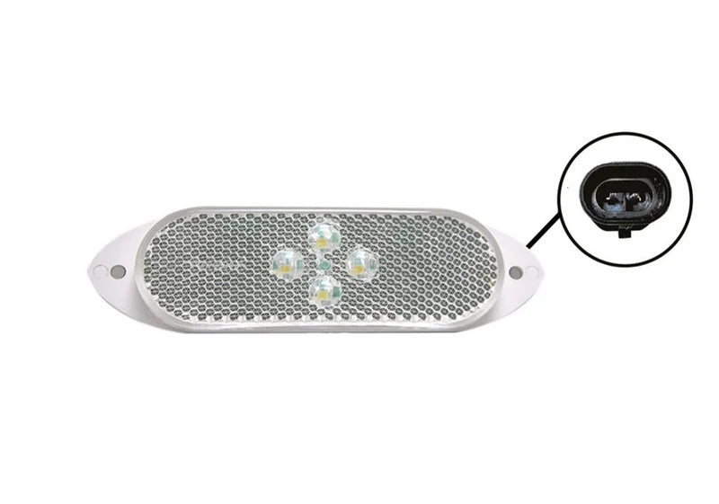 LED markeringslicht wit ADR | 24v | SuperSeal connector | 104690