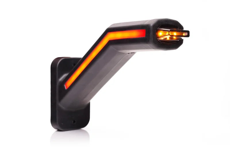 LED Breedtelamp rechts excl. knipperlicht, neon lens 12-24v