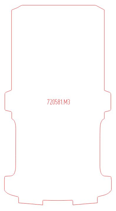 Laadruimtemat VW T6 - Lengte 2, 2 schuifdeuren