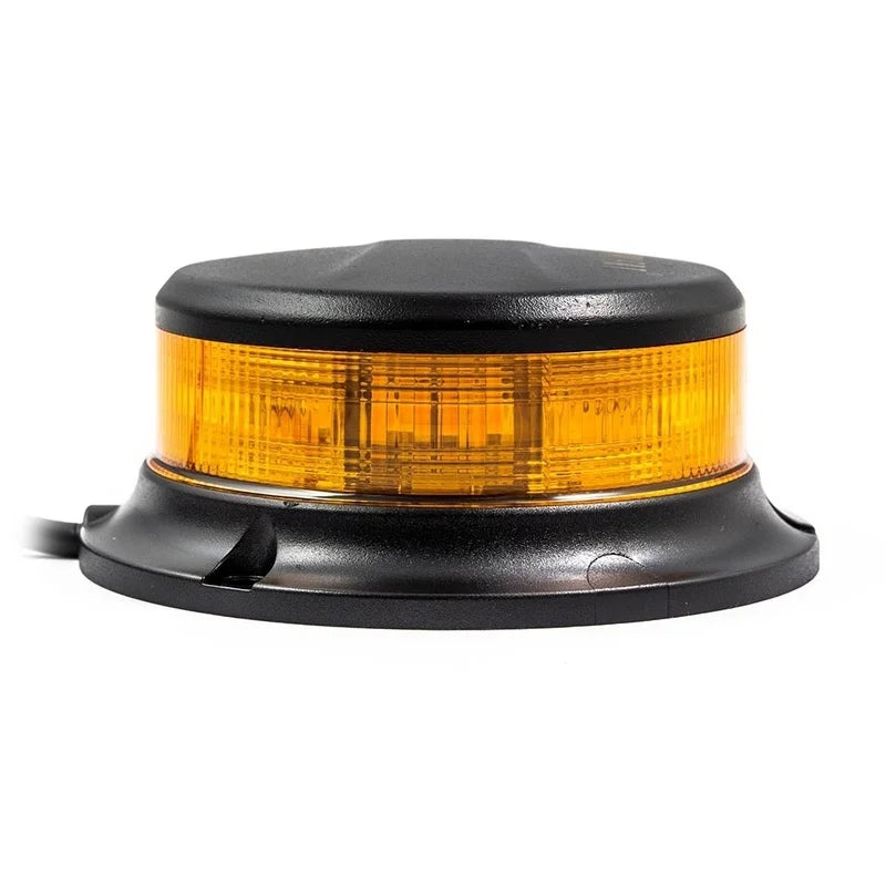 LED Zwaailamp amber met amber lens | 12-24v | 3-bouts | R65 | S07ZL601AA
