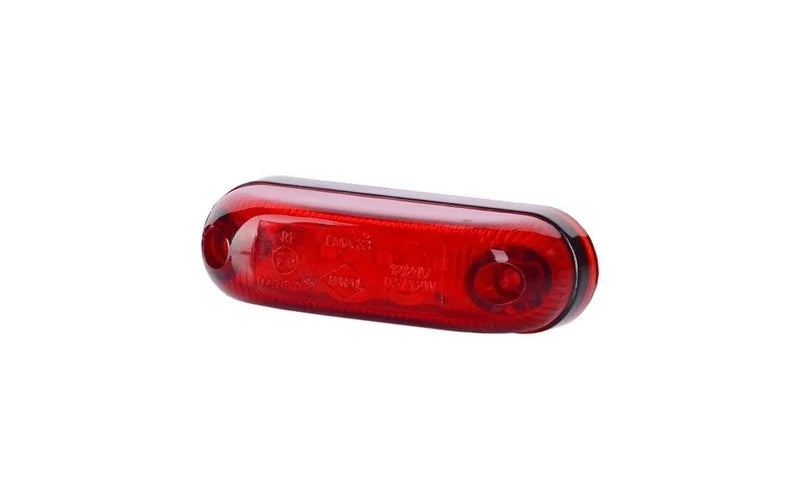LED markeringslicht Rood | 12-24v | 50cm. kabel | MV-4000R