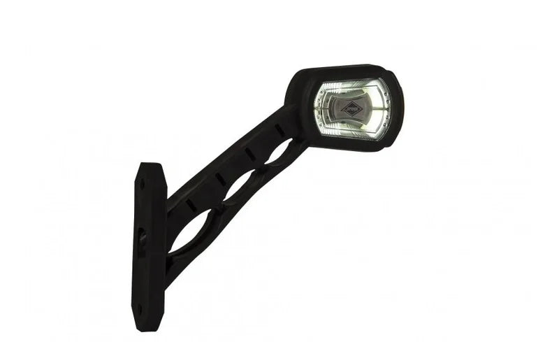 LED Breedtelamp links rood/wit/amber 12/24v 50cm kabel | MB-2761RWA