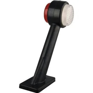 Rechts | LED breedtelamp | schuine steel | 12-24v | 20cm. kabel | 1004RE