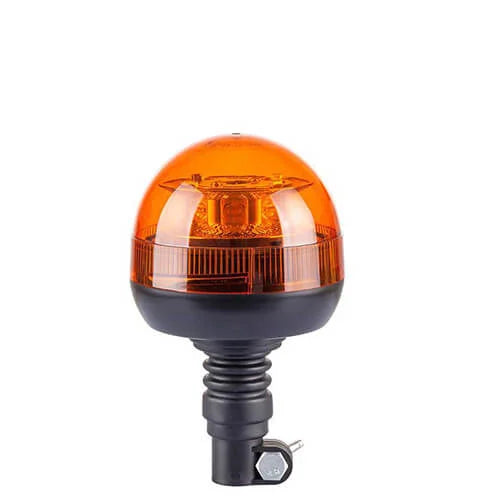 LED zwaailamp amber | R65 | met Flexi DIN montagevoet | 12-24v | S07ZL001.1