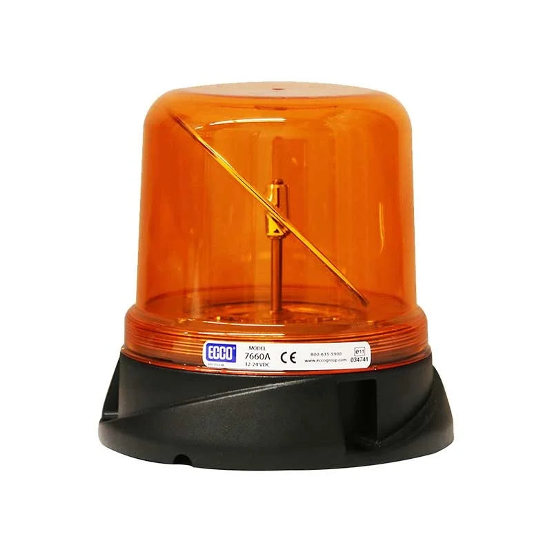 ROTOLED |LED zwaailamp R65 | 7660 Series | amber | 12-24v | 3-bouts | 7660A