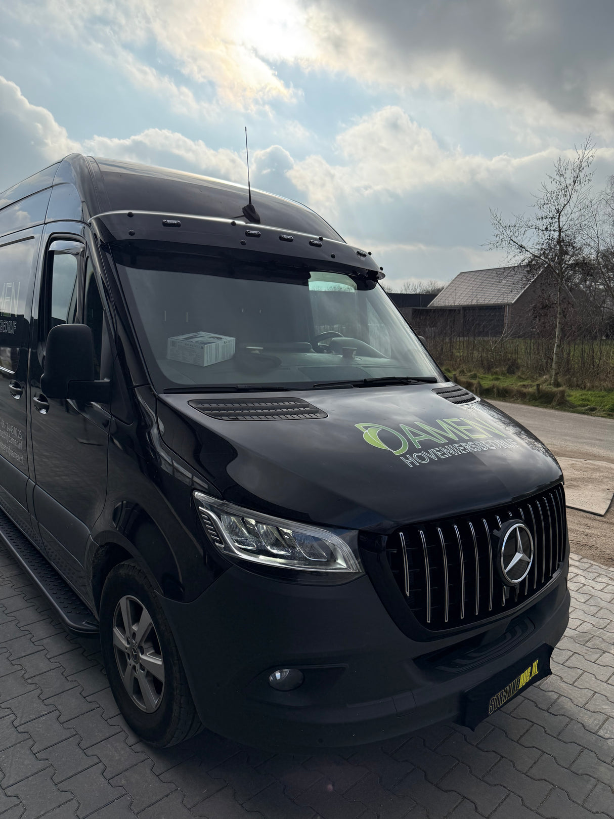 Zonneklep met Led verlichting Mercedes Sprinter 2010 - 2018