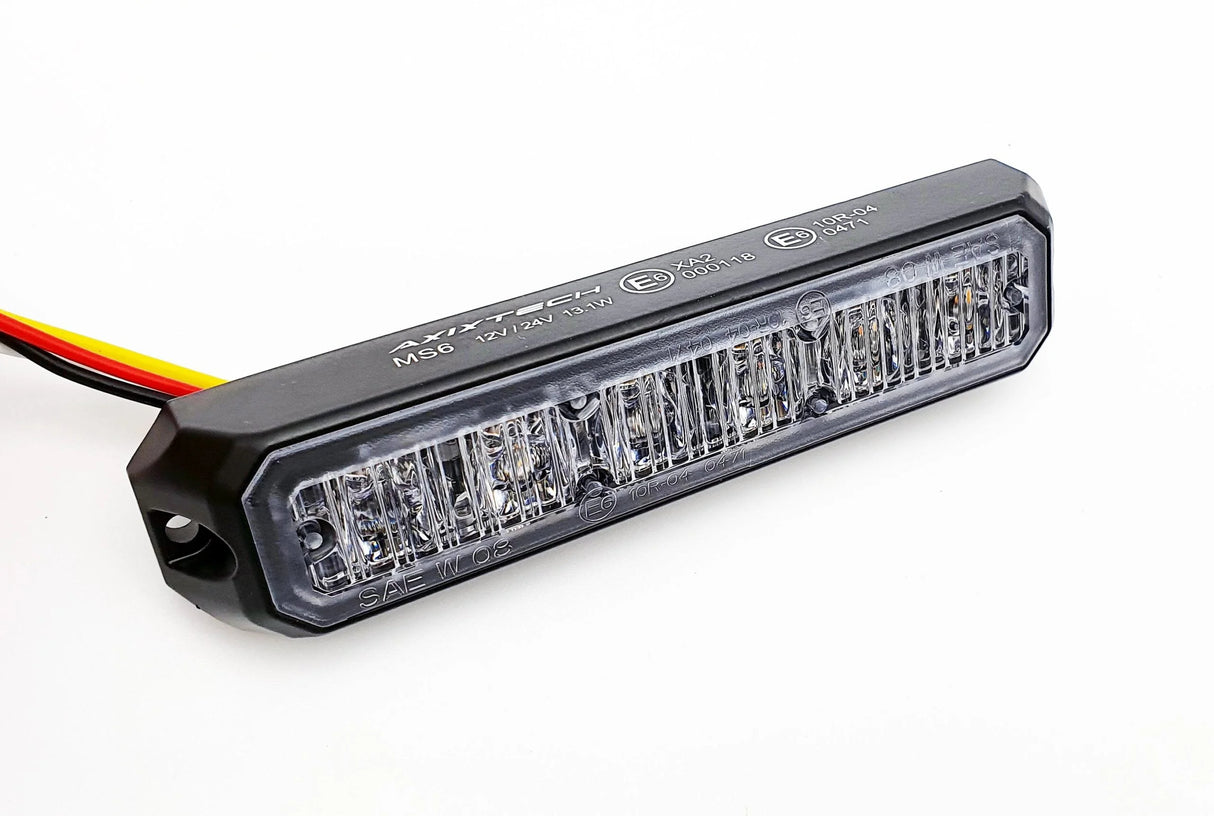 MS6-Mini-Stealth flush mount flash-Amber