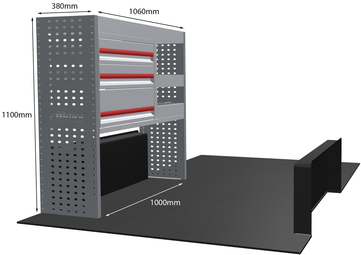 Stelling Opel Vivaro L1H1 2014-2019 - Rhino MR013-DS