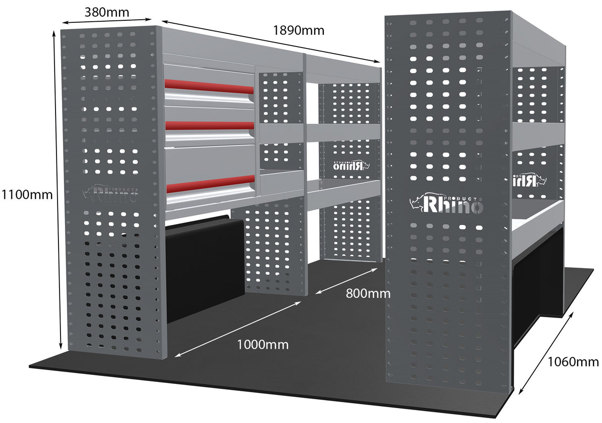 Stelling Renault Trafic L1H1 2014+ - Rhino MR017-DS