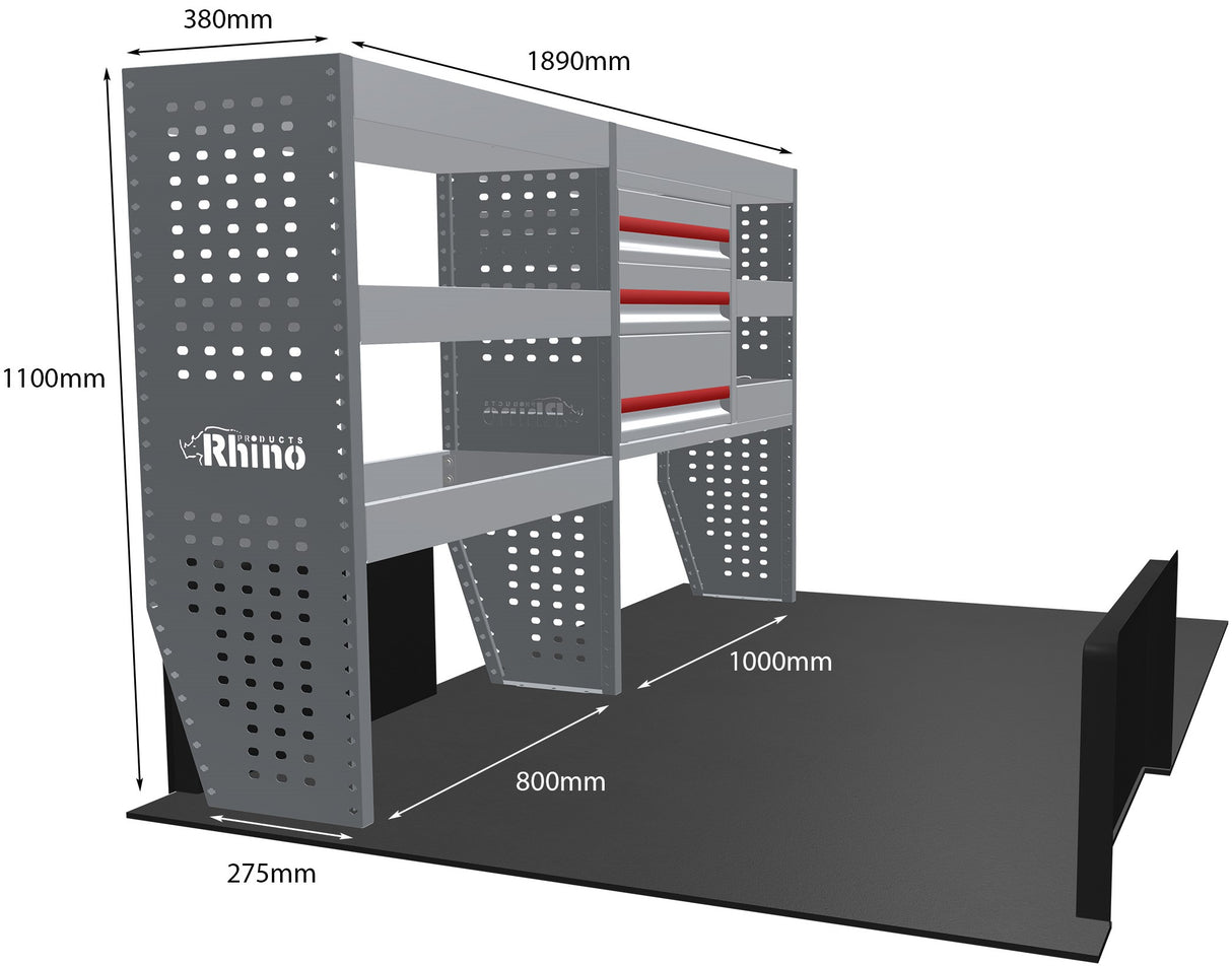 Stelling Opel Vivaro L2H1 2019+ - Rhino MR033-DS