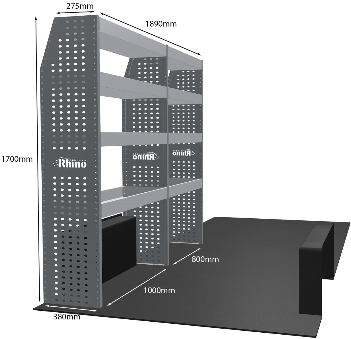Stelling Renault Master L3H2-H3 2010+ - Rhino MR073