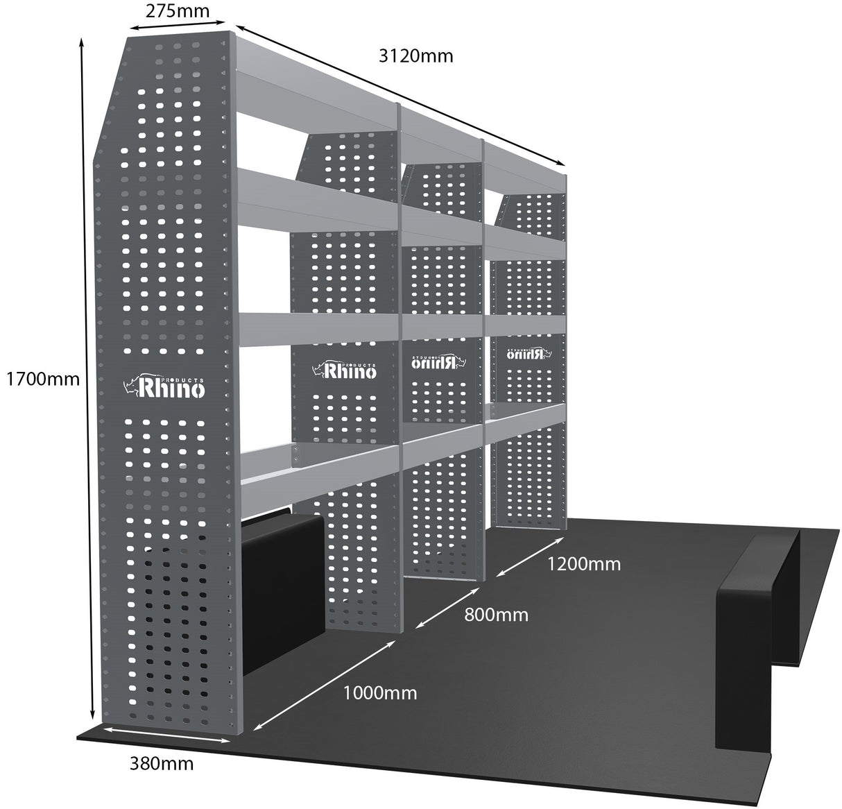 Stelling Renault Master L3H2-H3 2010+ - Rhino MR075