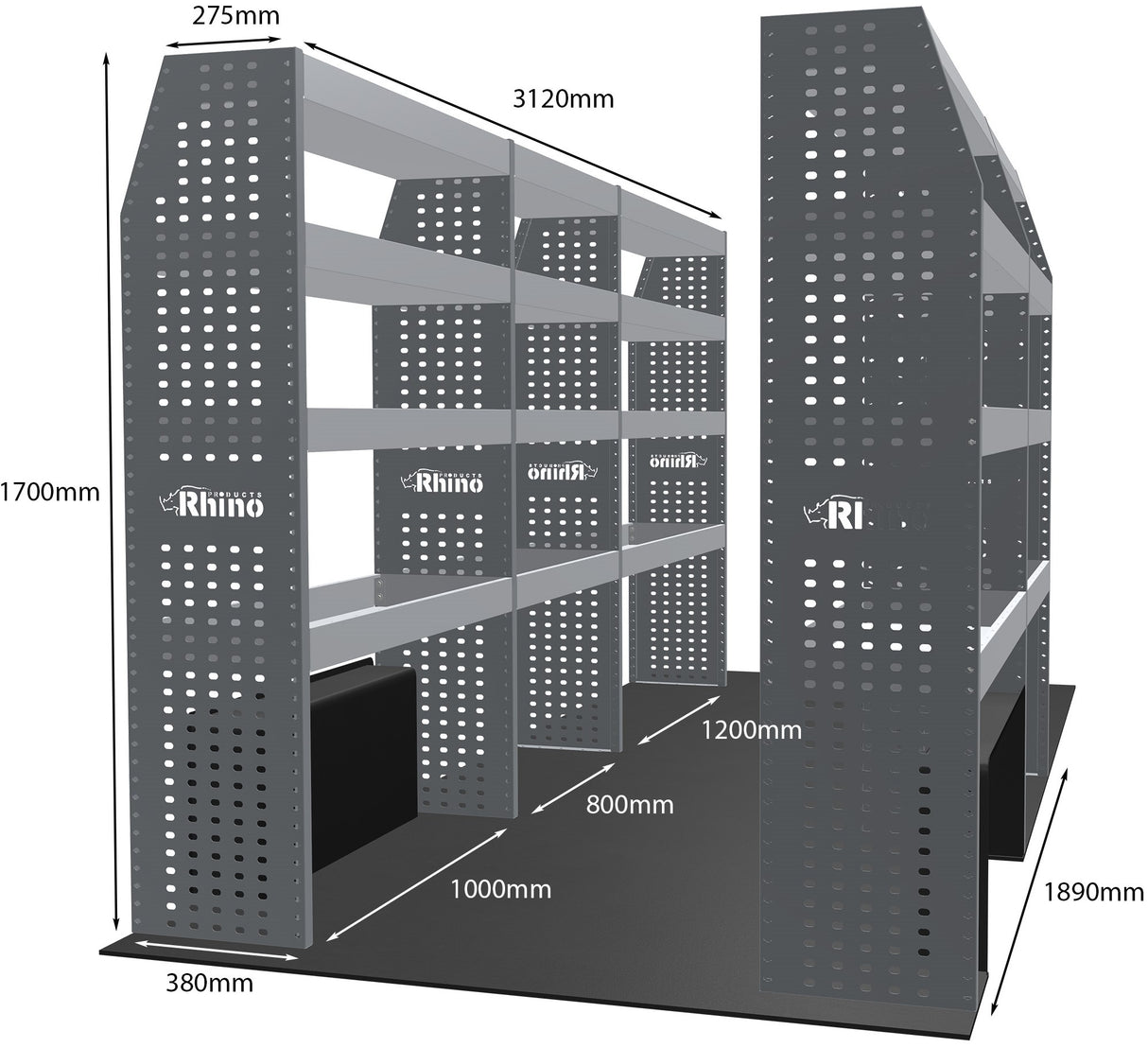 Stelling Renault Master L3H2-H3 2010+ - Rhino MR077