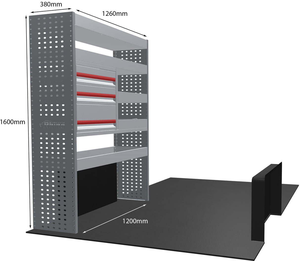 Stelling Peugeot Boxer L2H2 2006+ - Rhino MR217-DS