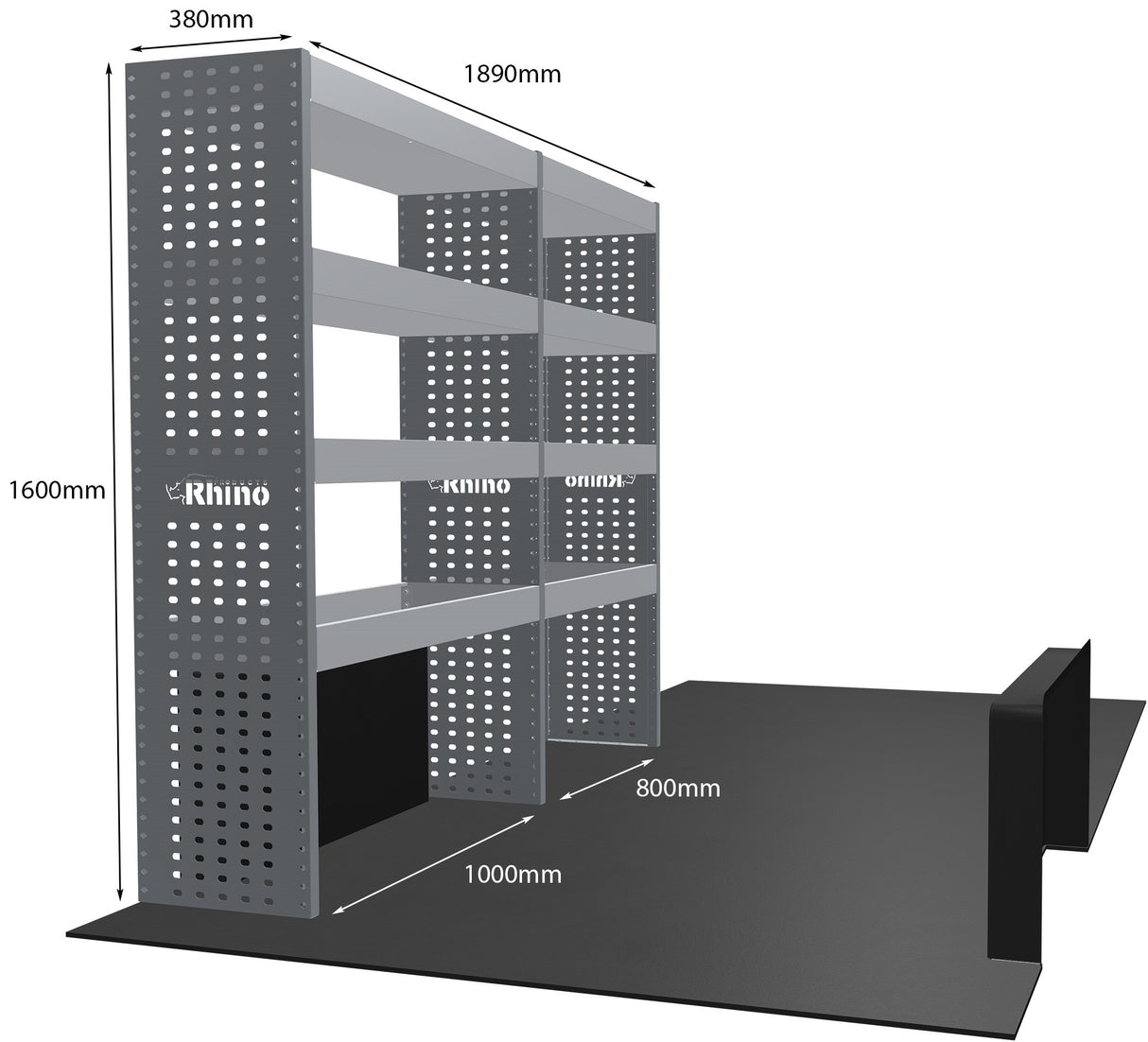 Stelling Peugeot Boxer L3H2 2006+ - Rhino MR223