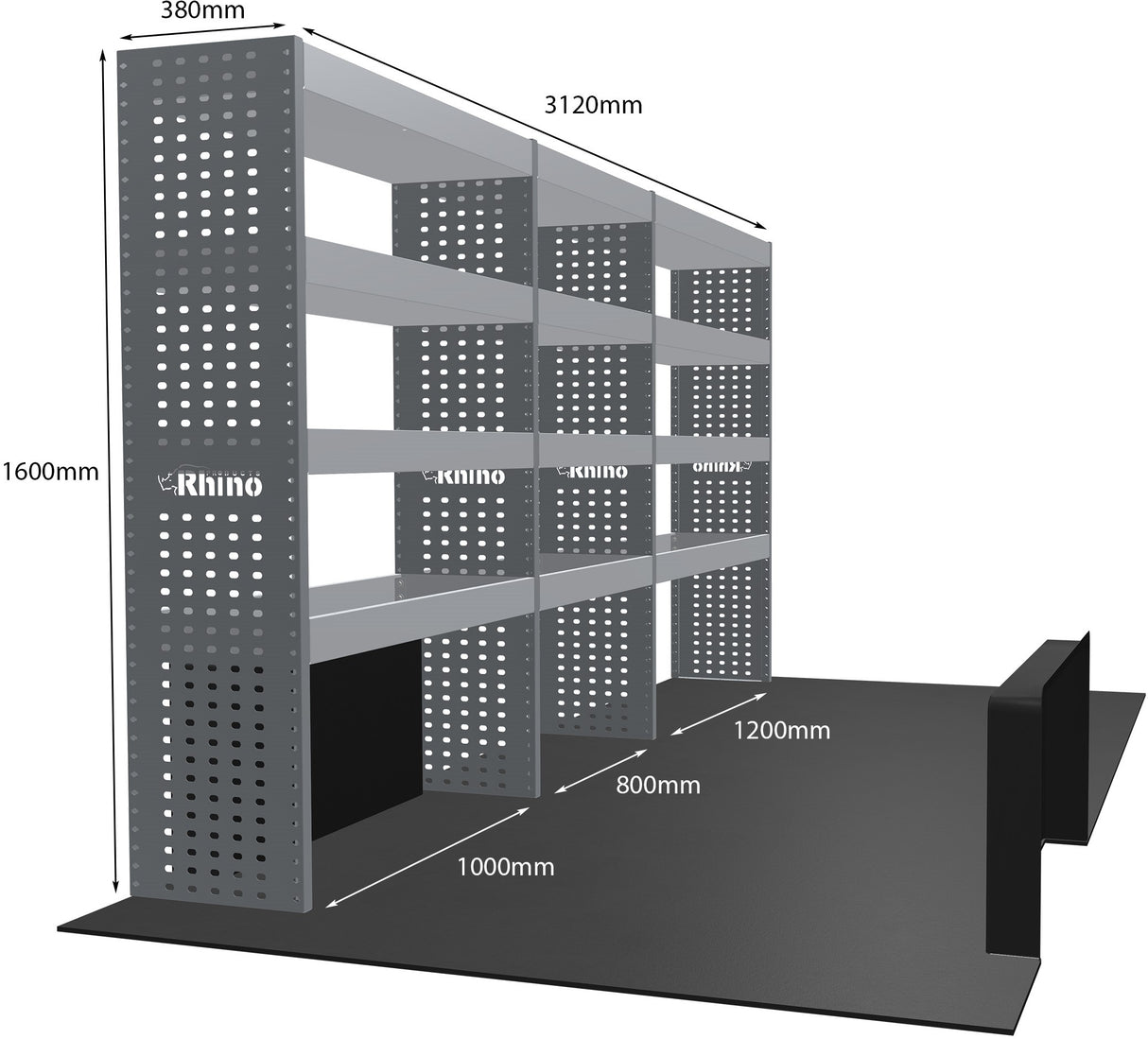 Stelling Peugeot Boxer L3H2 2006+ - Rhino MR225