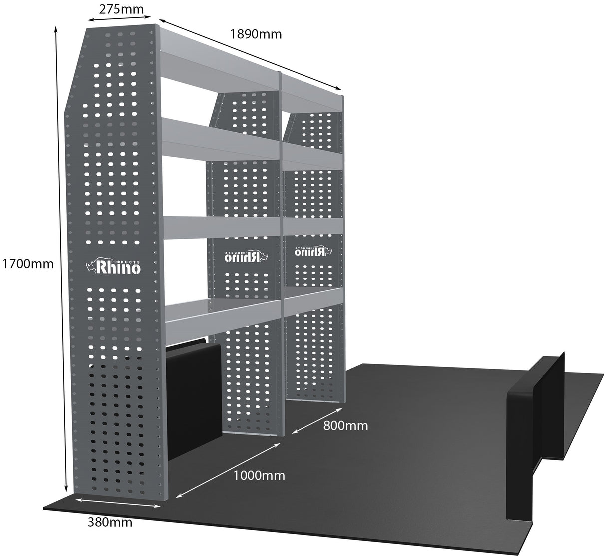 Stelling Peugeot Boxer L3H3 2006+ - Rhino MR229