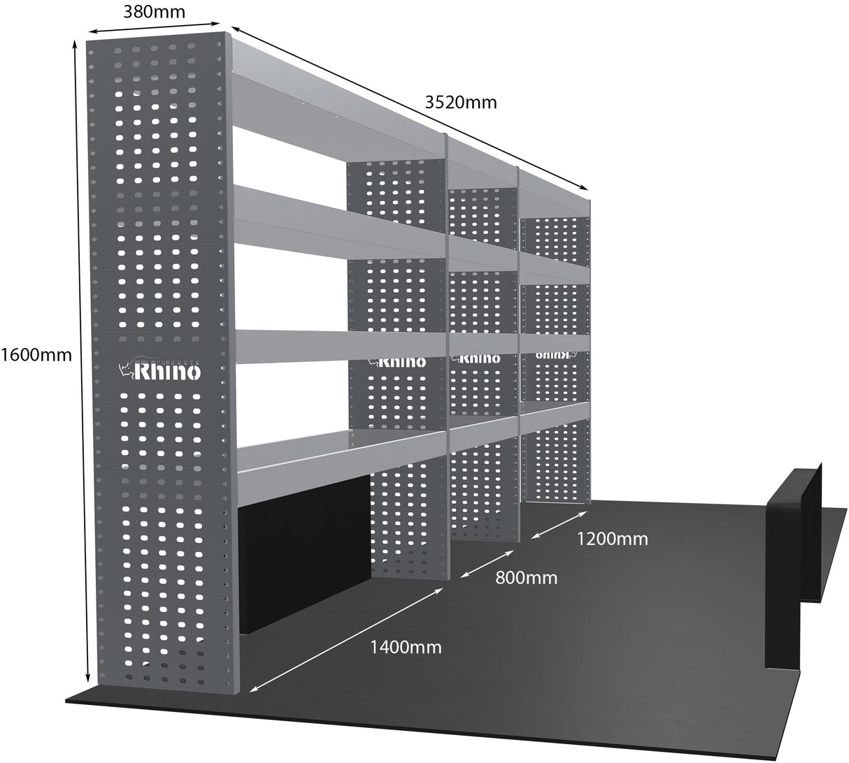 Stelling Peugeot Boxer L4H2 2006+ - Rhino MR237