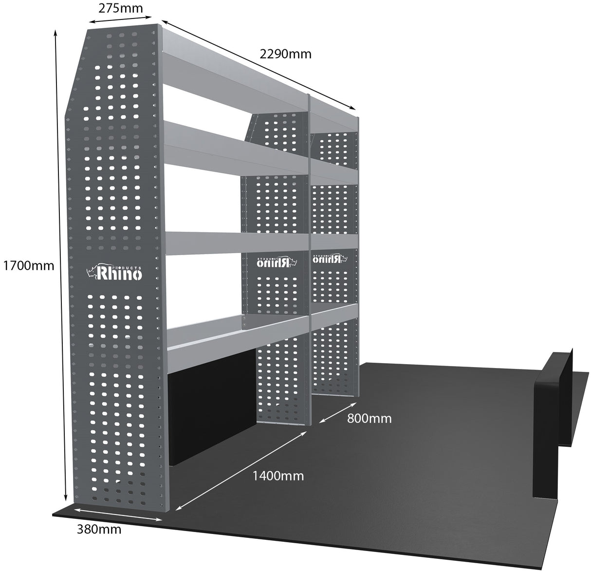Stelling Peugeot Boxer L4H3 2006+ - Rhino MR241