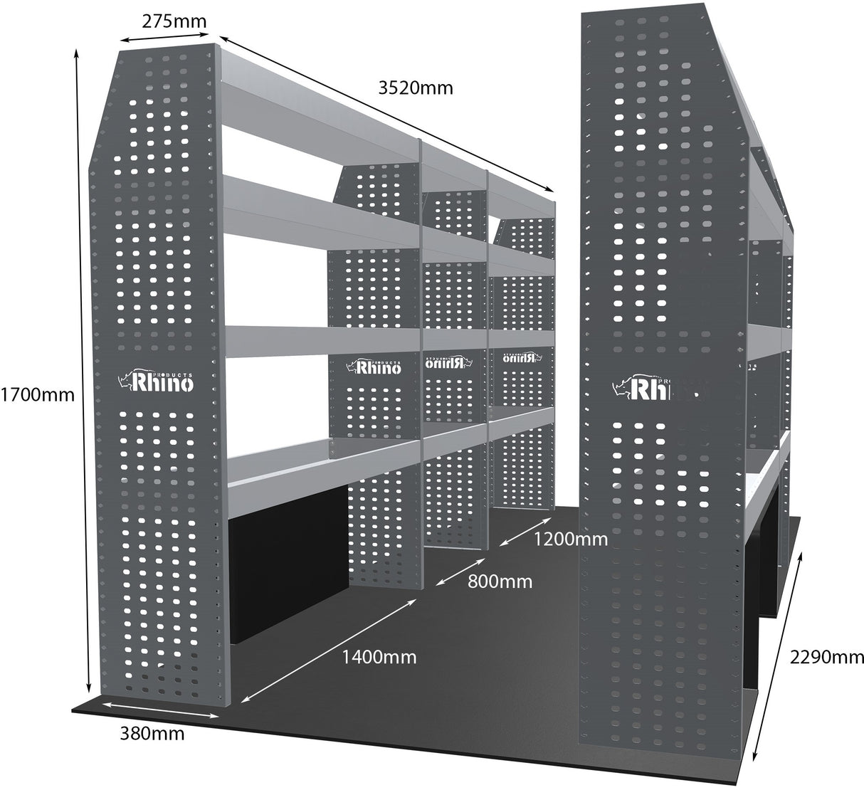 Stelling Peugeot Boxer L4H3 2006+ - Rhino MR245