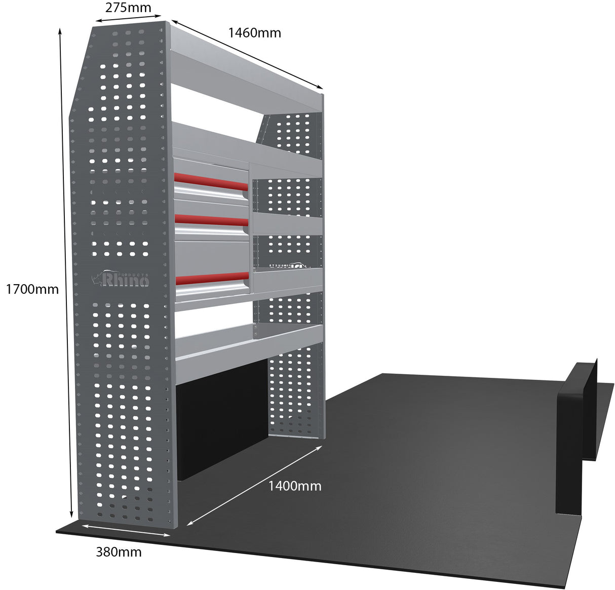 Stelling Peugeot Boxer L4H3 2006+ - Rhino MR275-DS