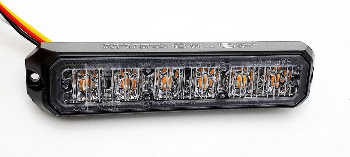 MS6-Mini-Stealth flush mount flash-Amber