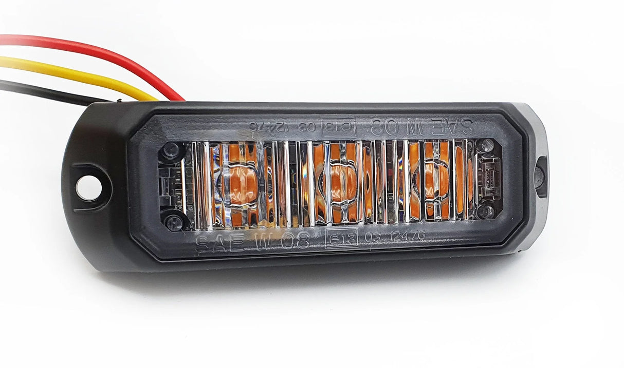 MS3-Mini-Stealth flush mounting Amber