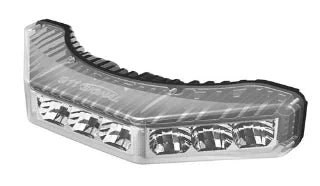 Boomerang 180 degree LED flash - Amber