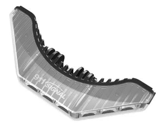 Boomerang 180 degree LED flash - Amber