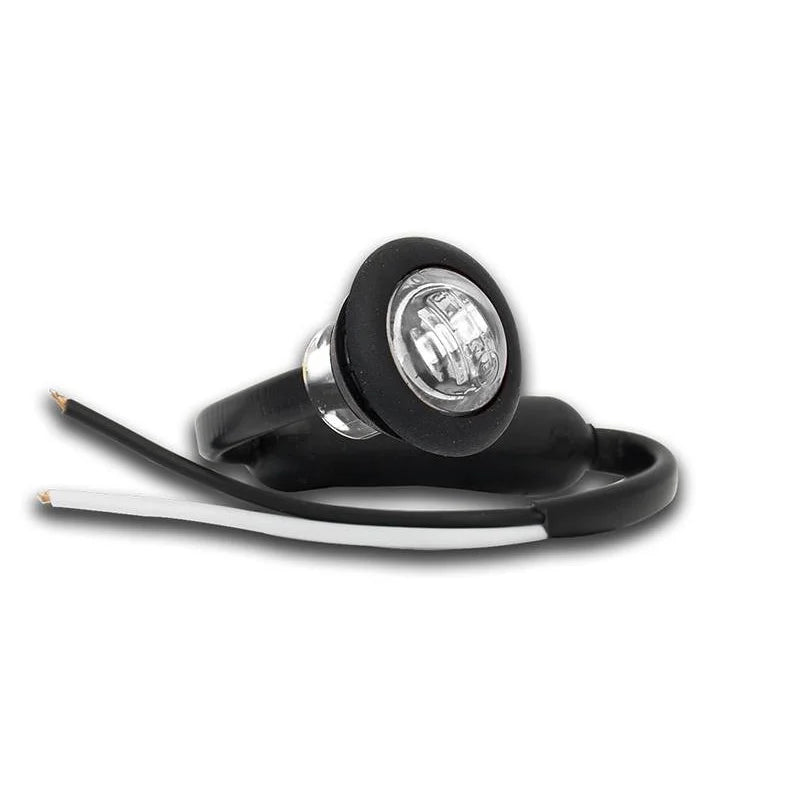 LED markeringslicht wit | 12-24v | 20cm. kabel | 181WME