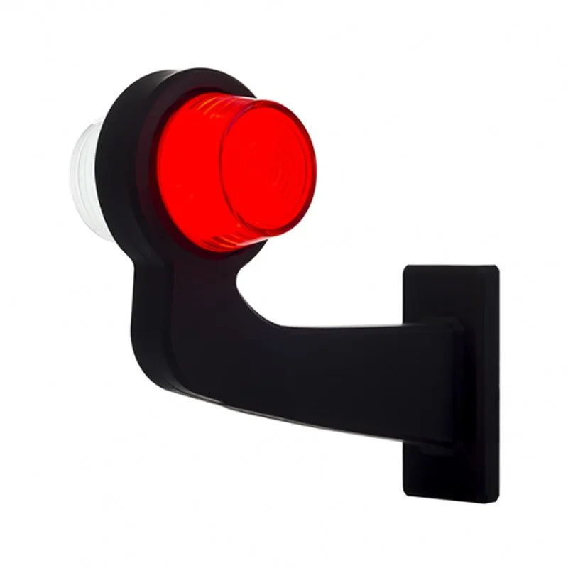 links | LED pendellamp | haakse steel & matte lens | 12-24v | MB-1021RW