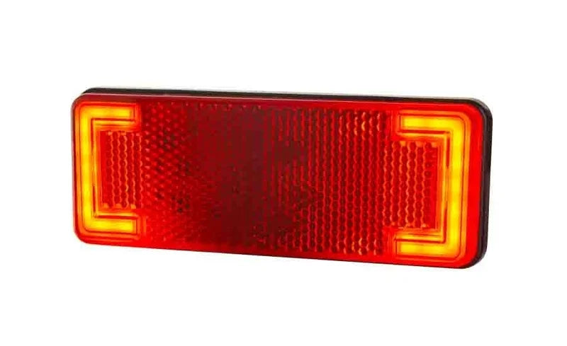 LED markeringslicht neon rood | 12-24v | 50cm. kabel | MV-3100R