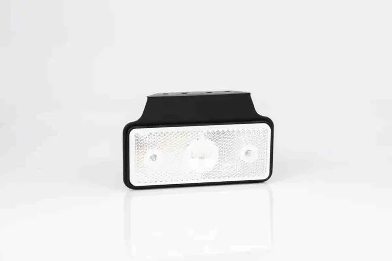 LED markeringslicht wit | 12-24v | 50cm. kabel | 0,75mm². connector met beugel | MV-5660W