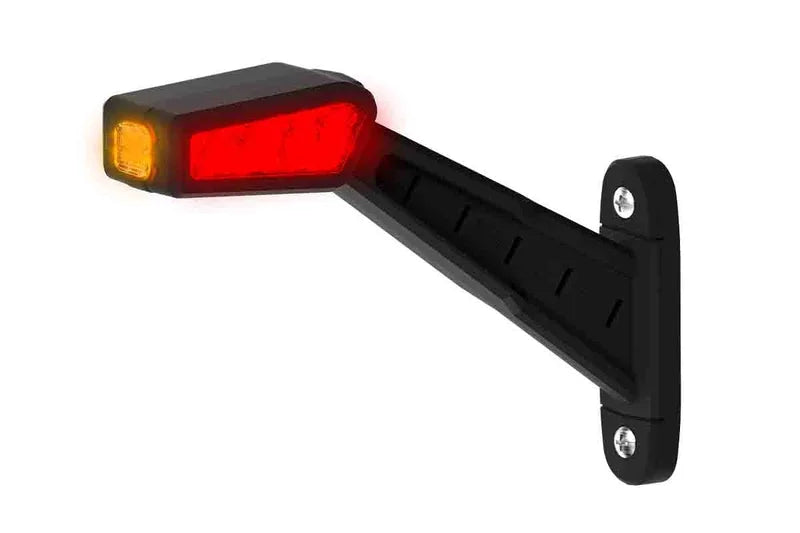 Links | LED breedtelamp | 12-36v | 30cm. kabel | rood/wit/amber | MB-1461RWA