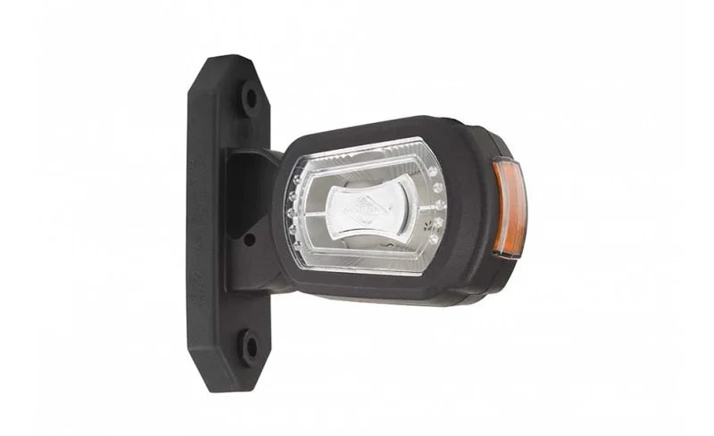 LED Breedtelamp links rood/wit/amber 12/24v 50cm kabel | MB-2701RWA