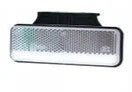 LED markeringslicht neon wit met beugel | 12-24v | 50cm. kabel | MV-3250W