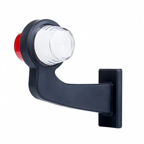 Rechts | LED pendellamp haakse steel | matte lens | 12-24v | MB-1022RW